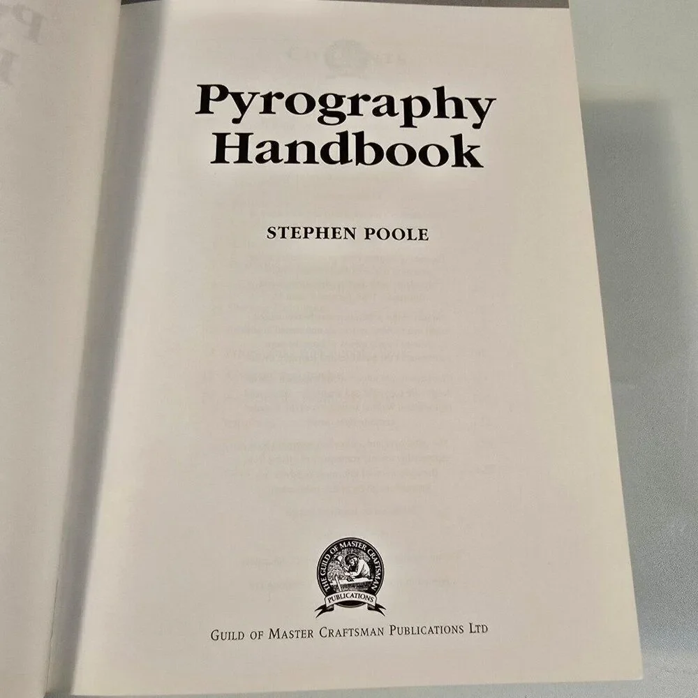 Pyrography Handbook by Stephen Poole 1997 Paperback Practical Crafts